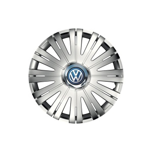 Set 4 capace roti Cu Inel Cromat Active R16 Compatibil Cu Volkswagen