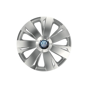 Set 4 capace roti Cu Inel Cromat Energy R15 pentru gama auto Volkswagen - Img 1