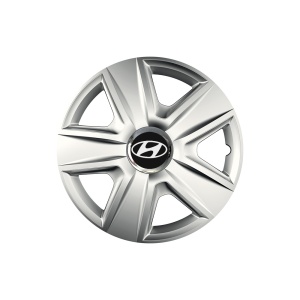 Set 4 capace roti Cu Inel Cromat Esprit R14 Compatibil Cu Hyundai