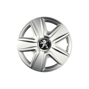 Set 4 capace roti Cu Inel Cromat Esprit R16 Compatibil Cu Peugeot