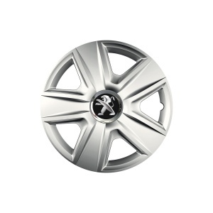 Set 4 capace roti Cu Inel Cromat Esprit R16 Compatibil Cu Peugeot - Img 3