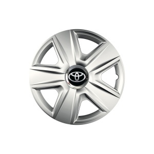 Set 4 capace roti Cu Inel Cromat Esprit R16 Compatibil Cu Toyota - Img 3
