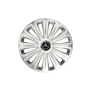 Set 4 capace roti Cu Inel Cromat Trend R15 pentru gama auto Mercedes-Benz - Img 1
