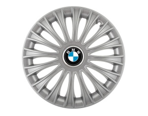 Set 4 capace roti Dino cromat R16 pentru gama auto BMW - Img 1