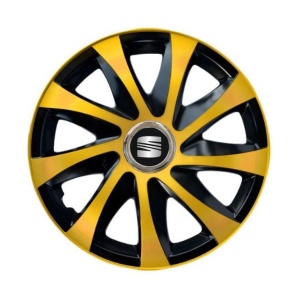Set 4 capace roti Drift extra gold R14 Compatibil Cu Seat - Img 3