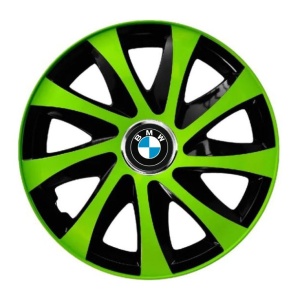 Set 4 capace roti Extra drift green R15 Compatibil Cu BMW - Img 2