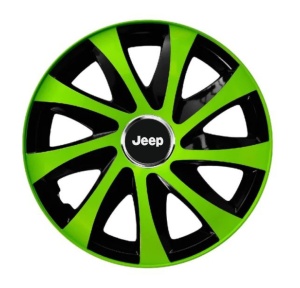 Set 4 capace roti extra drift green R15 Compatibil Cu Jeep