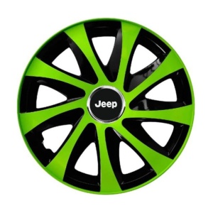 Set 4 capace roti extra drift green R15 Compatibil Cu Jeep - Img 2