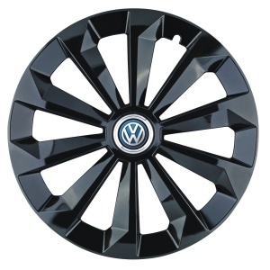 Set 4 capace roti Fame Negru R16 pentru gama auto Volkswagen