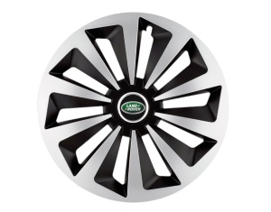 Set 4 capace roti Fox Gri-Negru R15 pentru gama auto Land Rover - Img 1