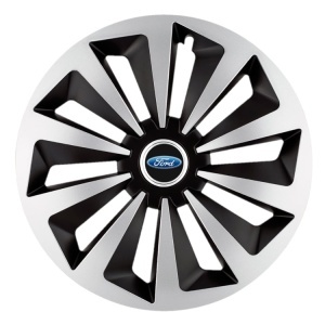 Set 4 capace roti Fox Gri-Negru R16 Compatibil Cu Ford - Img 4