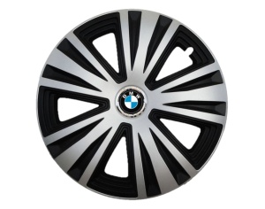 Set 4 capace roti Glory Gri-Negru R16, Compatibil Cu BMW