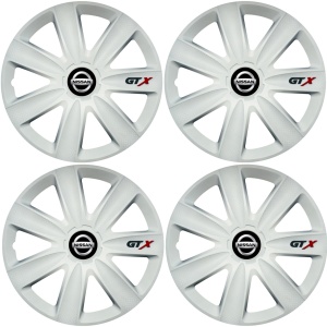 Set 4 Capace Roti GTX Alb R16, Compatibil Cu Nissan - Img 2