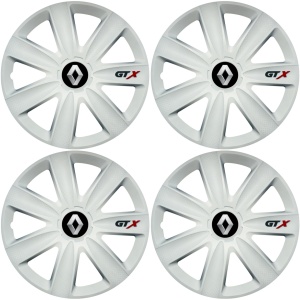 Set 4 Capace Roti GTX Alb R16, Compatibil Cu Renault - Img 2