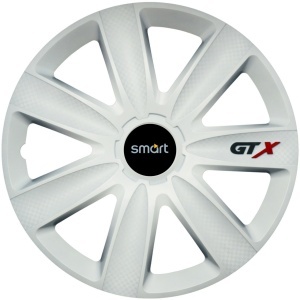 Set 4 Capace Roti GTX Alb R16, Compatibil Cu Smart - Img 3