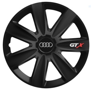 Set 4 capace Roti Gtx Carbon Negru R17, Pentru Audi - Img 3