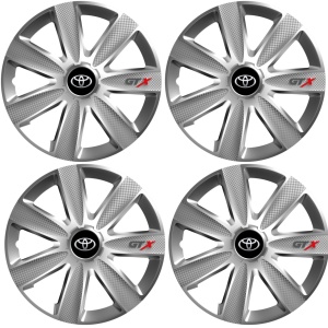Set 4 Capace Roti GTX Gri R14, Pentru Toyota - Img 2