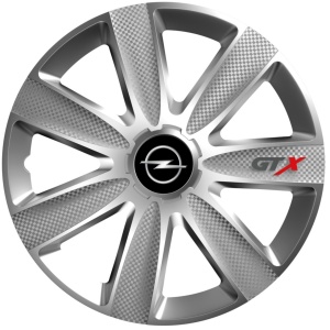 Set 4 Capace Roti GTX Gri R15, Pentru Opel - Img 1