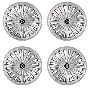 Set 4 capace roti Joy Gri R17 pentru gama auto Renault. - Img 2