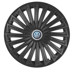 Set 4 capace roti Joy Negru R17 Compatibil Cu Volkswagen