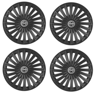 Set 4 capace roti Joy Negru R17 pentru gama auto Nissan - Img 2