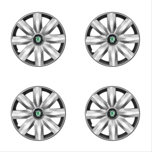 Set 4 capace roti potrivite jantelor de 14 inchi (R14) compatibile SKODA Fabia ,Octavia I,II,III ,Roomster, Felicia ,Rapid ,Superb, Yeti Model-221 - Img 2