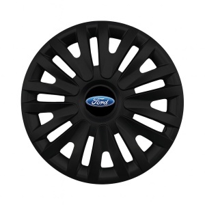 Set 4 capace roti potrivite jantelor de 15 inch (R15) compatibile FORD, Model - 313 Black