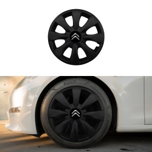 Set 4 capace roti potrivite jantelor de 15 inchi (R15) compatibile CITROEN, Model - 316 Black Edition - Img 3