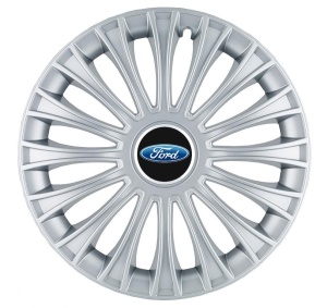 Set 4 Capace Roti, potrivite jantelor de R14, pentru Ford, model dino cromat - Img 1