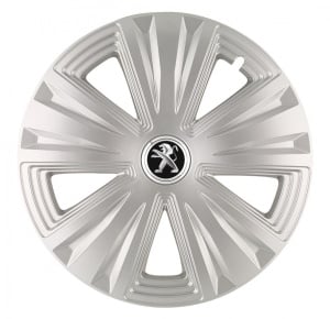 Set 4 Capace Roti, potrivite jantelor de R14, pentru Peugeot, model glory Gri