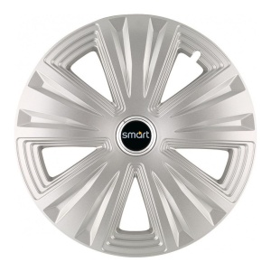 Set 4 Capace Roti, potrivite jantelor de R14, pentru Smart, model glory Gri - Img 3