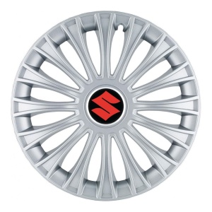 Set 4 Capace Roti, potrivite jantelor de R14, pentru Suzuki, model dino cromat - Img 3