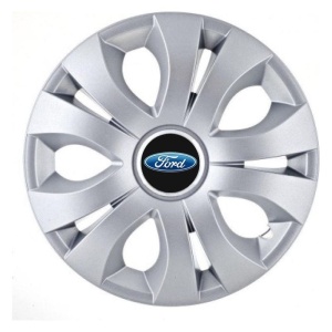 Set 4 Capace Roti, potrivite jantelor de R15, Compatibil Cu Ford, model top crom - Img 3