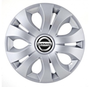 Set 4 Capace Roti, potrivite jantelor de R15, Compatibil Cu Nissan, model top crom - Img 1
