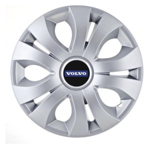 Set 4 Capace Roti, potrivite jantelor de R15, Compatibil Cu Volvo, model top crom - Img 3