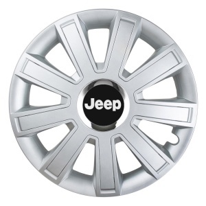 Set 4 Capace Roti, potrivite jantelor de R15, pentru Jeep, model flash cromat - Img 3