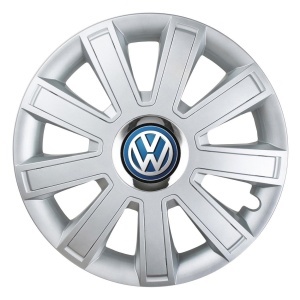 Set 4 Capace Roti, potrivite jantelor de R15, pentru Volkswagen, model flash cromat - Img 3