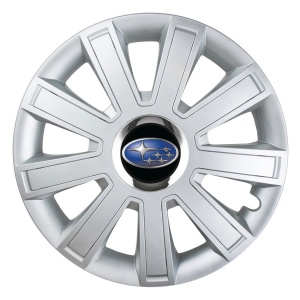 Set 4 Capace Roti, potrivite jantelor de R16, pentru Subaru, model flash cromat
