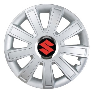 Set 4 Capace Roti, potrivite jantelor de R16, pentru Suzuki, model flash cromat - Img 3