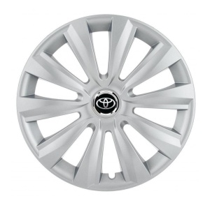 Set 4 Capace Roti, potrivite jantelor de R16, pentru Toyota, model delta cromat