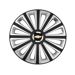 Set 4 capace roti R15 Compatibil Cu Chevrolet Trend Silver-Black