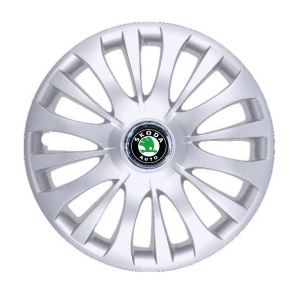Set 4 Capace Roti R15, Potrivite Jantelor de 15 inch, Pentru Skoda, Model 328