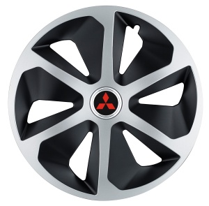 Set 4 capace roti Roco Gri-Negru R17 pentru gama auto Mitsubishi
