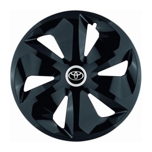 Set 4 Capace Roti Roco Negru R16, pentru Toyota - Img 3