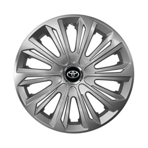 Set 4 capace roti Strong silver varnished R14 Compatibil Cu Toyota - Img 3
