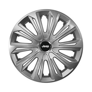 Set 4 capace roti Strong silver varnished R15 Compatibil Cu Jeep - Img 3