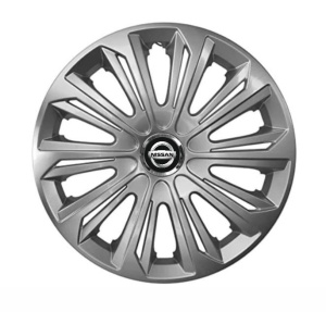 Set 4 capace roti Strong silver varnished R15 Compatibil Cu Nissan