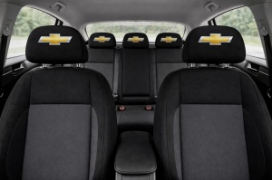 Set 5 huse tetiere negre, pentru gama auto CHEVROLET - Img 3