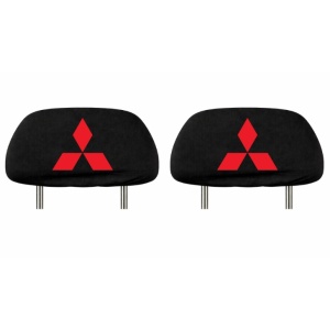 Set 5 huse tetiere negre, pentru gama auto MITSUBISHI