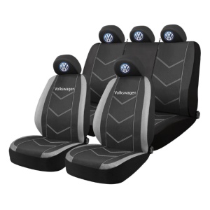 Set Huse Scaune Universale HLX3 Compatibile cu Toyota – Negru/Gri